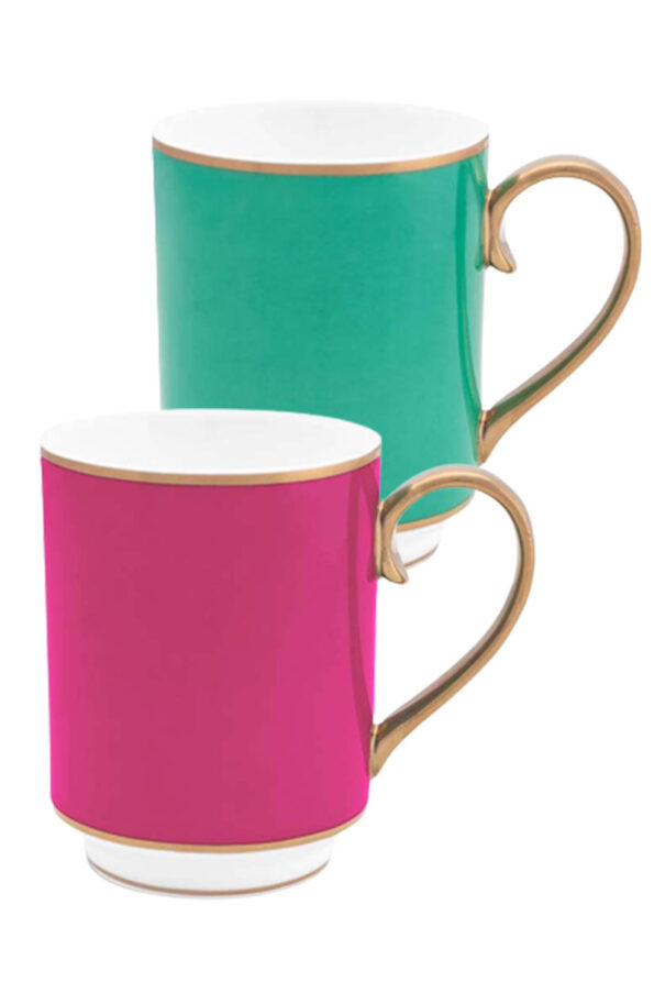 pip studio chique mug kupa pembe yesil 2 adet