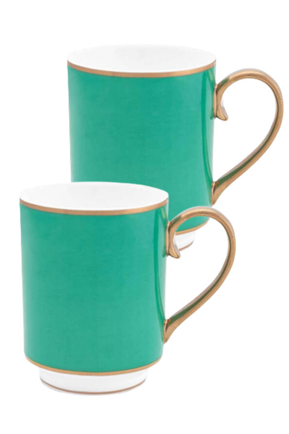 pip studio chique mug kupa yesil 2 adet