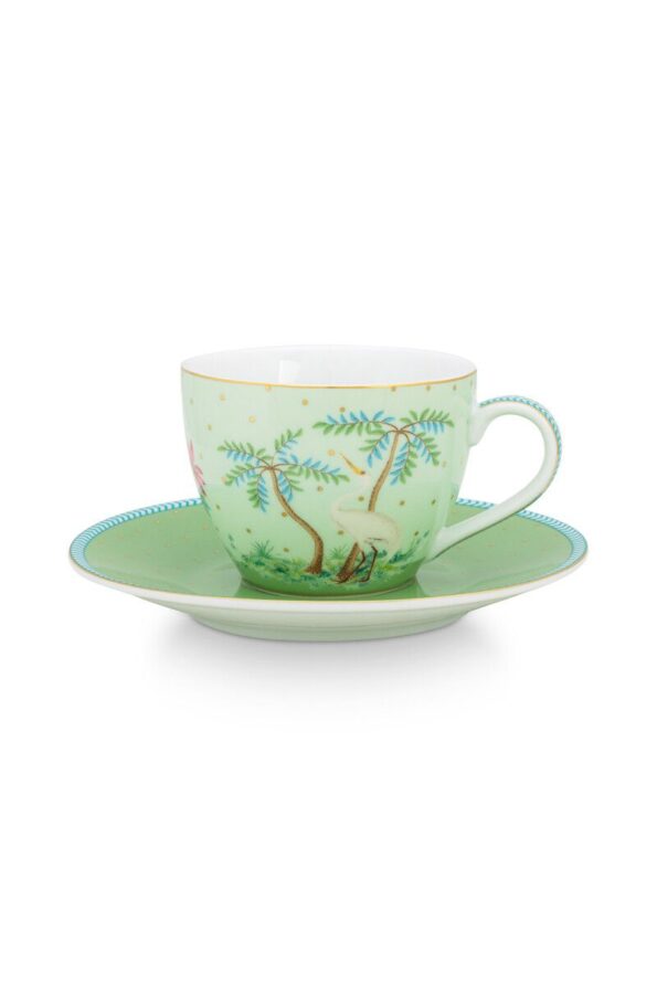 pip studio jolie dots gold turk kahvesi fincani yesil 4