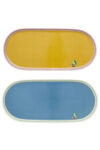 Pip Studio La Majorelle 25cm Tabak Servis Tabağı Sarı Mavi 2 adet