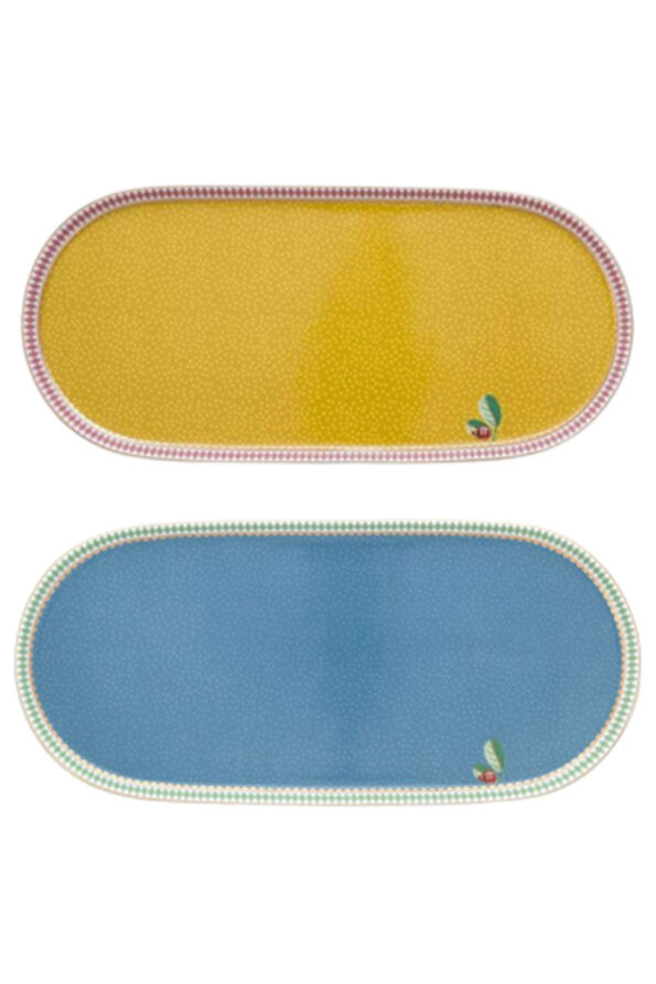 pip studio la majorelle 25cm servis tabagi sari mavi 2 adet