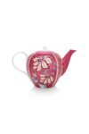 Pip Studio Flower Festival 1600ml Demlik Pembe