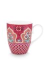 Pip Studio Flower Festival 350ml Large Mug Scallop Kupa Pembe