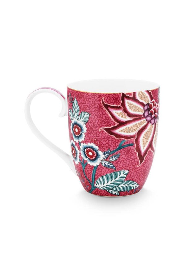 pip studio flower festival 450ml kupa xlarge mug pembe 2