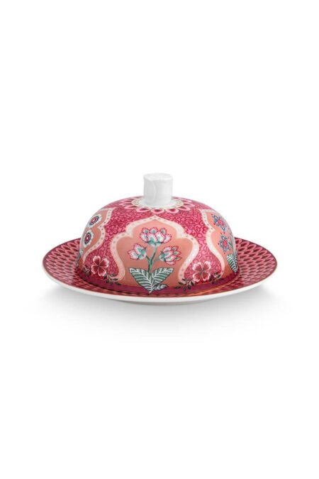 Pip Studio Flower Festival Tereyağlık Pembe Kapaklı Sunumluk