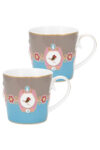 pip-love-birds-kupa-250ml-mavi-haki-madalyon-2-adet