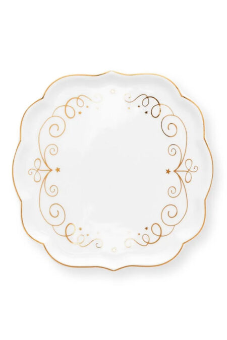 Pip Studio Royal Winter White 10cm Tabak Çay Tabağı Beyaz 1 Adet