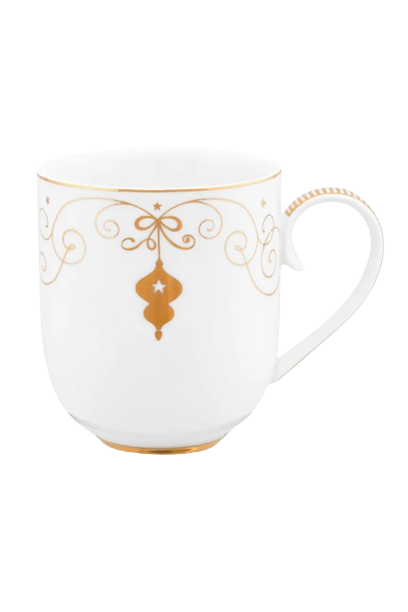 Pip Studio Royal Winter White 325ml Mug Beyaz Large Kupa