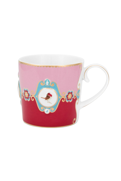 Pip Studio Love Birds 150ml Kupa Small Mug Kırmızı Pembe Madalyon