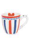 Blond Amsterdam Kupa Kırmızı Mavi Çizgili 200ml Mug
