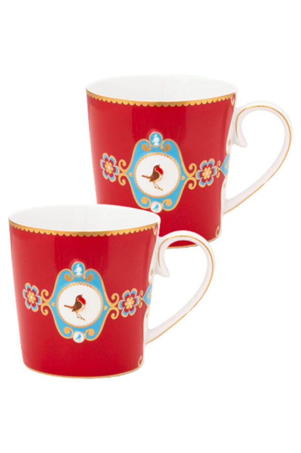 pip love birds kupa 150ml kirmizi 2 adet