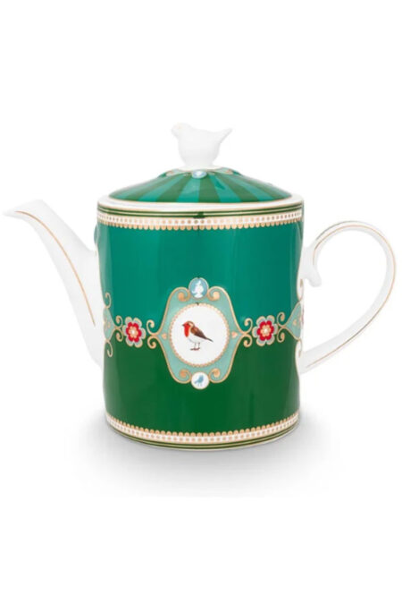 Pip Studio Love Birds Demlik 1300ml Zümrüt Yeşil 1,3lt