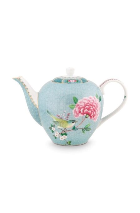 Pip Studio Blushing Birds 1600ml Demlik 1,6lt Mavi