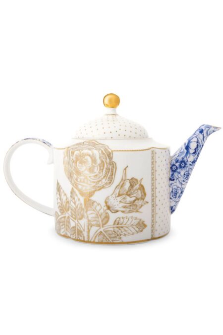 Pip Studio Royal White Medium Demlik 1650ml Beyaz