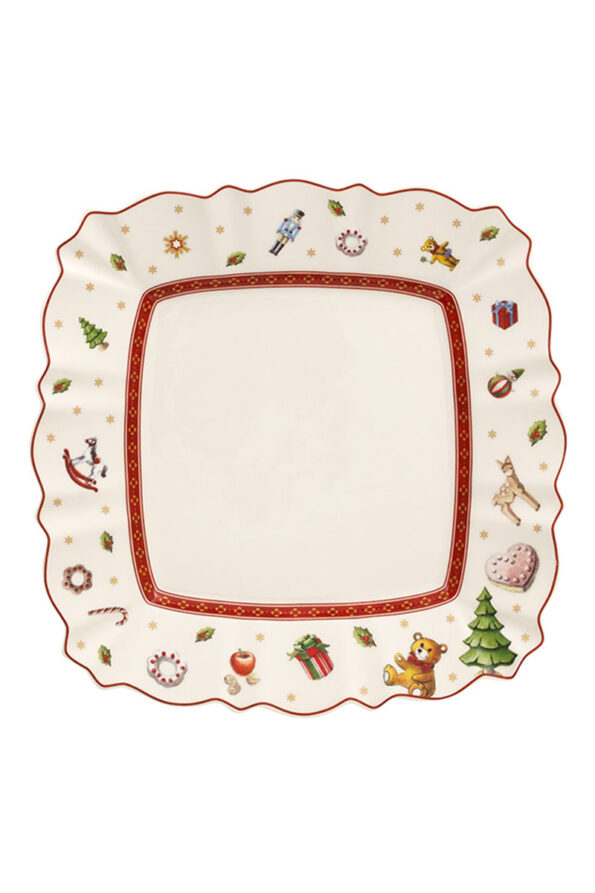 villeroy boch toys delight kahvalti tabagi 22cm kare beyaz