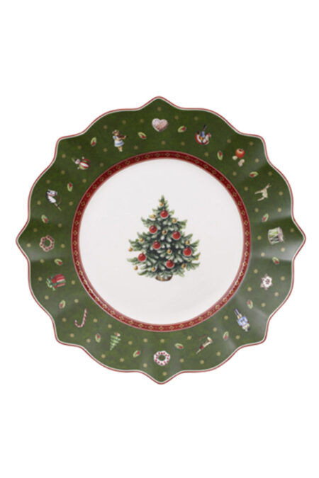 Villeroy & Boch Toy´s Delight Pasta Tabağı 24cm Tabak Kahvaltı Tabağı Yeşil