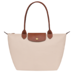 Longchamp Le Pliage Original (M) Medium Kadın Kol Çantası Krem
