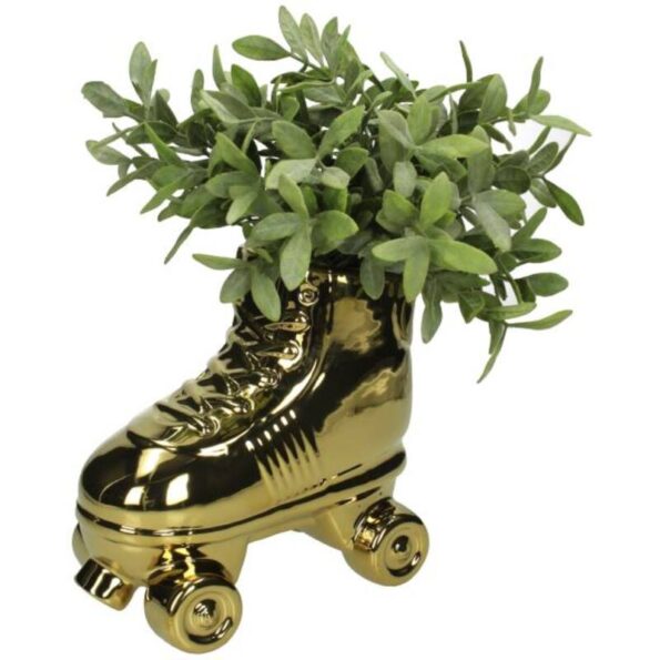 XET 7192 kersten paten vazo gold 22cm 1