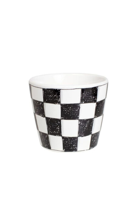 Blond Amsterdam Kupa Siyah Damalı 150ml Kulpsuz Mug X Noir