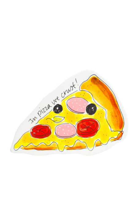 Blond Amsterdam Atıştırmalık Tabağı 3D Pizza Tabak