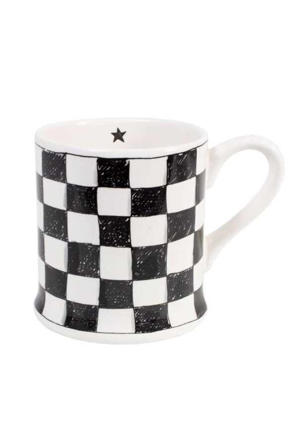 blond amsterdam 500ml mug siyah kareli 1