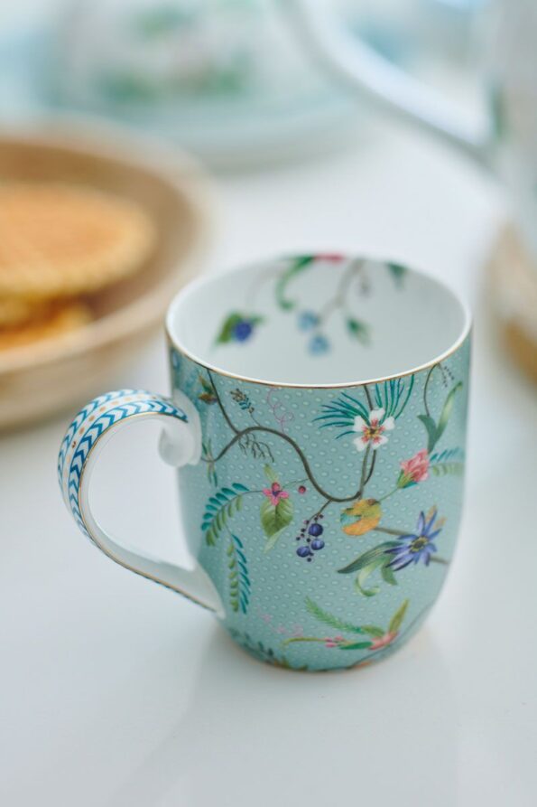 pip studio jolie dots gold mug 145ml mavi 3