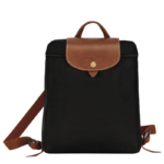 Longchamp Le Pliage Original (M) Medium Katlanır Sırt Çantası Siyah