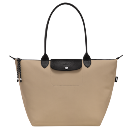 Longchamp Le Pliage Energy (L) Large Shopper Kol Çantası Kil Rengi Bej