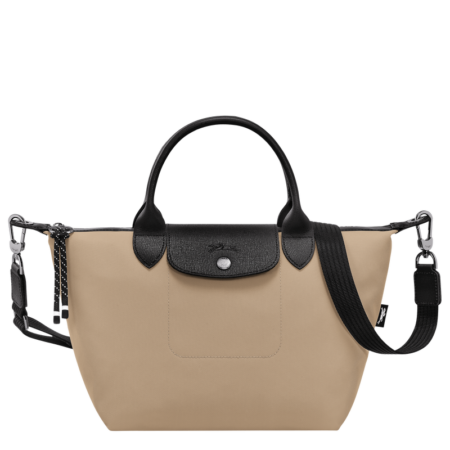 Longchamp Le Pliage Energy (S) Small Uzun Askılı El Çantası Kil Rengi Bej