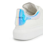 Alexander McQueen Oversized Sneakers (Beyaz Şok Pembe – Hologram) Kadın Ayakkabı
