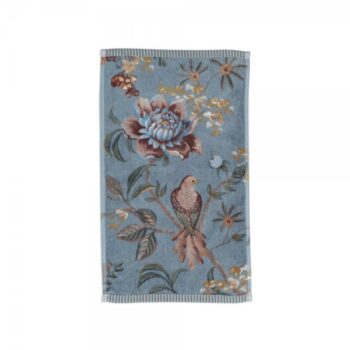 Pip Studio Flower Festival Havlu 30x50cm Misafir Havlusu Mavi