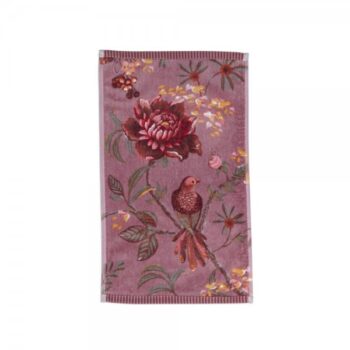 Pip Studio Flower Festival Havlu 30x50cm Misafir Havlusu Pembe