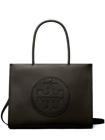 Tory Burch Ella Mini Tote Bag Kadın Omuz Çantası Siyah Uzun Askılı