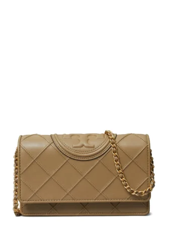 Tory Burch Fleming Mini Kadın Omuz Çantası Yeşil Zincir Askılı