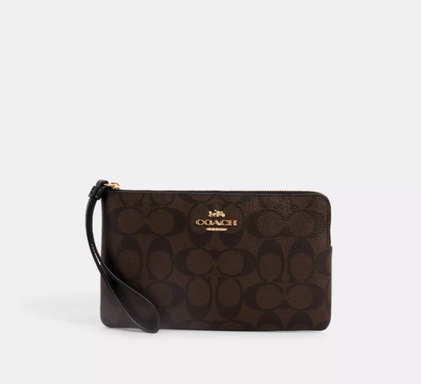 coach large cuzdan kahve 1