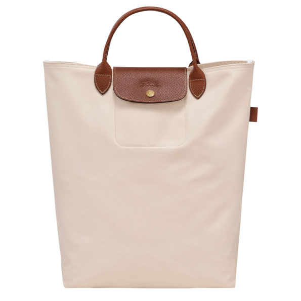 longchamp original medium shopper el cantasi krem 1