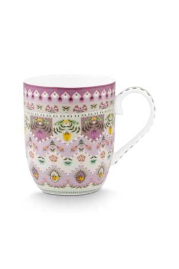 Pip Studio Lily & Lotus 145ml Kupa Small Mug Mor Pembe