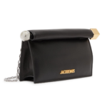 JACQUEMUS-Clutch-La-Petite-Pochette-RondC-siyah-1