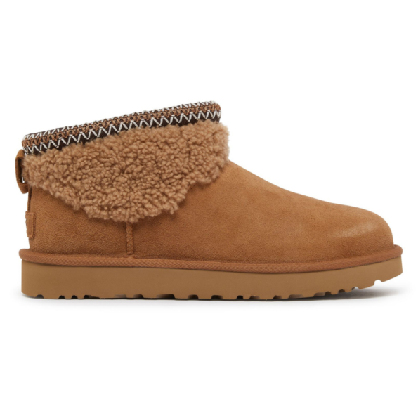 ugg ultra mini maxi curly kadin bot chesnut 1