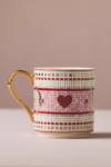 Anthropologie Bistro Kupa Valentine’s Edition Kırmızı Pembe 15 OZ 440ml