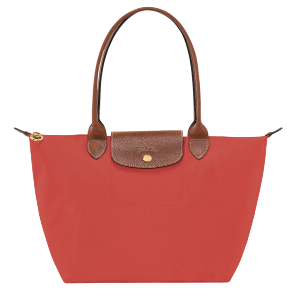 longchamp original medium shopper tomate 1
