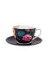 Pip Studio Fantasy Denim 280ml Çay Fincanı Mavi