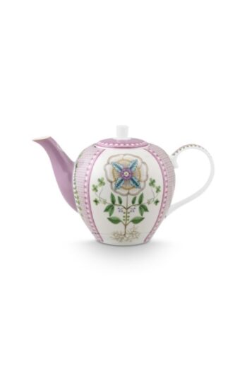 Pip Studio Lily & Lotus 1600ml Demlik Mor Pembe Lila