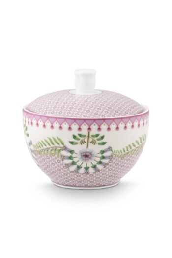 Pip Studio Lily & Lotus 300ml Şekerlik Mor Pembe