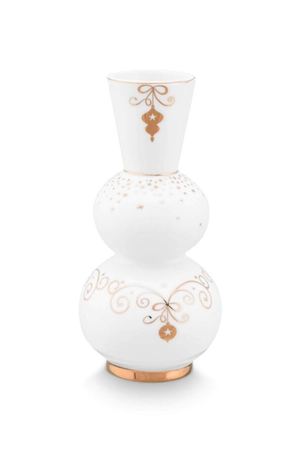 pip royal winter white vazo 15cm 1