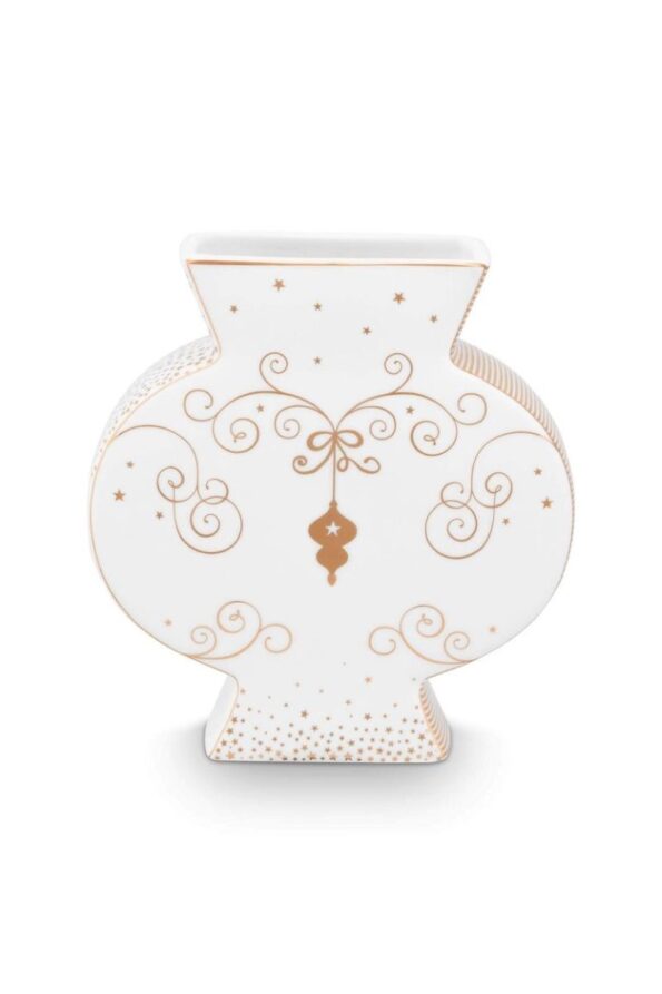 pip royal winter white vazo 16cm 1