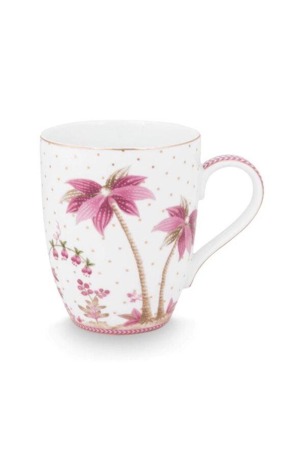 pip studio jolie dots 350ml mug pembe 1