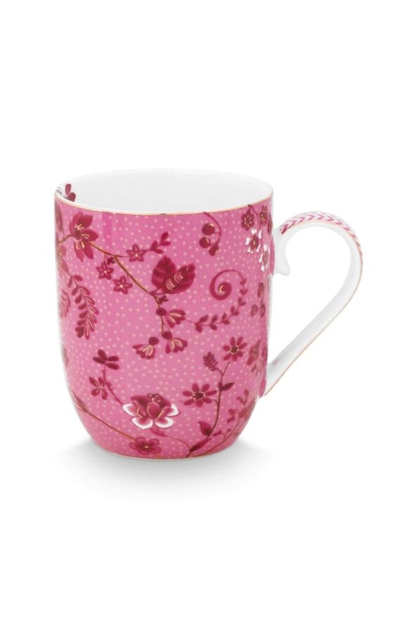pip studio jolie flowers 145ml mug pembe 1