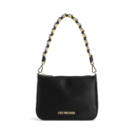 Love Moschino Kadın Omuz Çantası Siyah Polyester Örme Askılı
