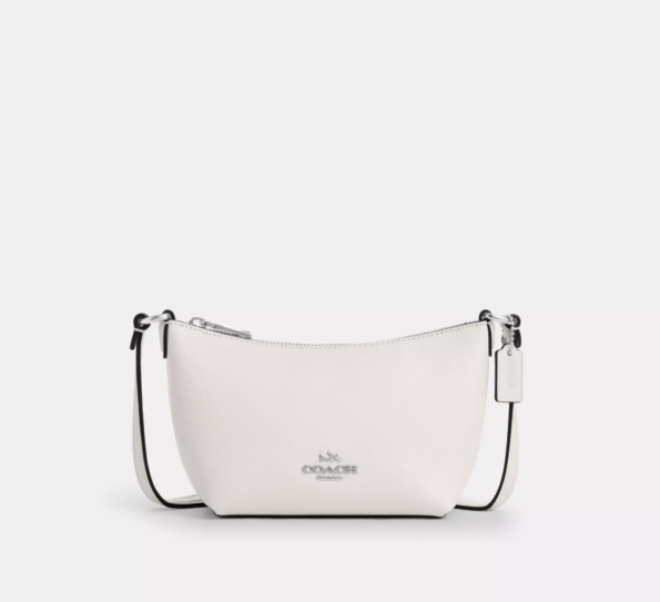 coach zip tote crossbody beyaz 1